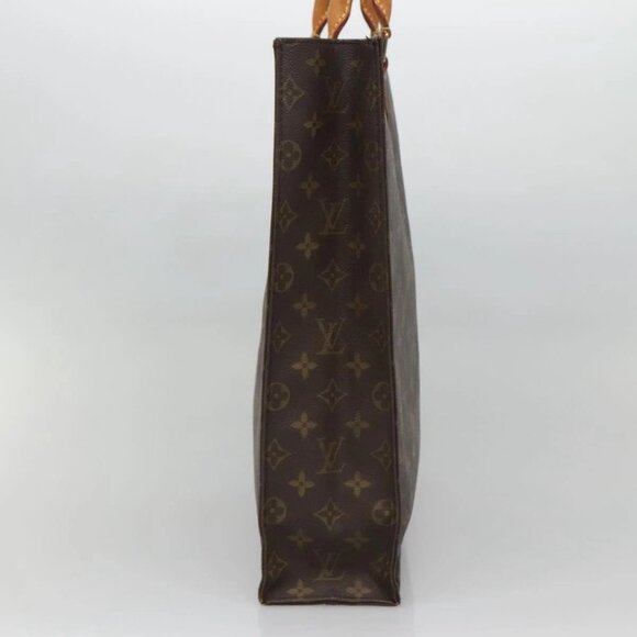 LOUIS VUITTON Monogram Sac Plat Hand Bag M51140 LV Auth BA4419 - Picture 6 of 16